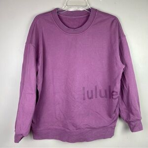 Lululemon Perfectly Oversized Crew  vintage plum